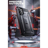 Противоударен Калъф 3в1 за Samsung S23 Ultra, Supcase Unicorn Beetle Pro Set, Черен (8)