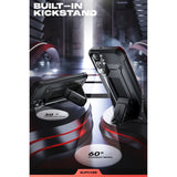 Противоударен Калъф 3в1 за Samsung S23 Ultra, Supcase Unicorn Beetle Pro Set, Черен (5)
