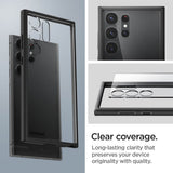 Противоударен Хибриден Калъф за Samsung S23 Ultra, Spigen Ultra Hybrid Case, Черен (3)