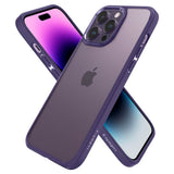 Противоударен Калъф за iPhone 14 Pro Max, Spigen Ultra Hybrid Case, Лилав (5)