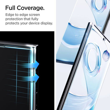 Стъклен Протектор за Samsung S23 Ultra, Spigen UV Glas. tr Platinium, Прозрачен (7)