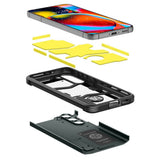 Противоударен Хибриден Калъф за Samsung S23, Spigen Tough Armor Case, Зелен (8)