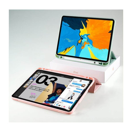 Защитен Калъф за iPad 9/ 8/ 7 10.2", Trifold Slim Case, Черен (4)