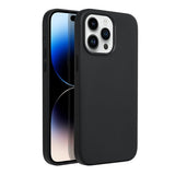 Magsafe Кожен Калъф за iPhone 14 Pro Max, Forcell Leather Case, Черен (2)