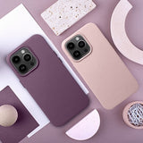 Magsafe Кожен Калъф за iPhone 14 Pro, Forcell Leather Case, Лилав (4)