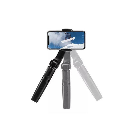 Блутут Селфи Стик с Трипод и Стабилизация, Spigen Wireless Gimbal, Черен (4)