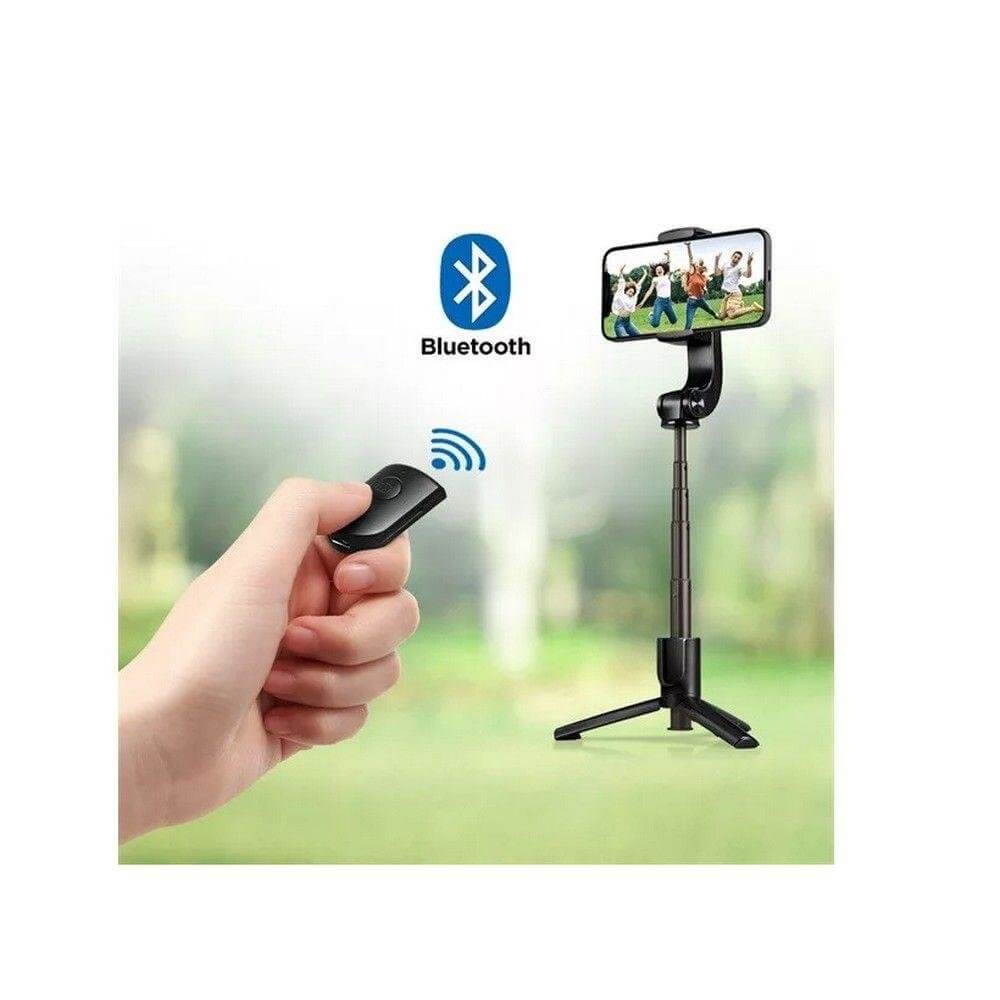 Блутут Селфи Стик с Трипод и Стабилизация, Spigen Wireless Gimbal, Черен (2)