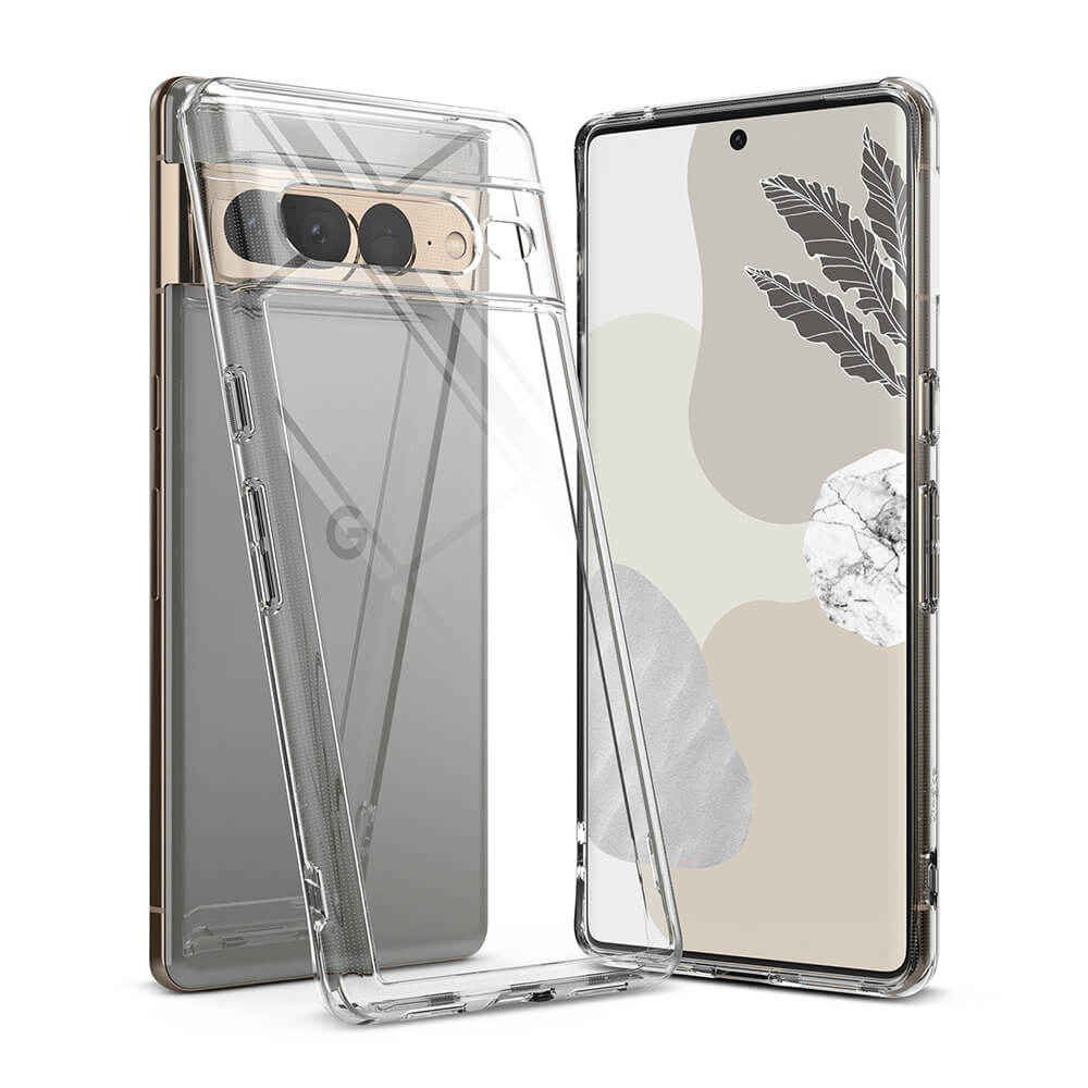 Противоударен Хибриден Калъф за Google Pixel 7 Pro, Ringke Fusion Case, Прозрачен
