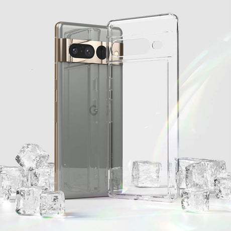 Противоударен Хибриден Калъф за Google Pixel 7 Pro, Ringke Fusion Case, Прозрачен (5)