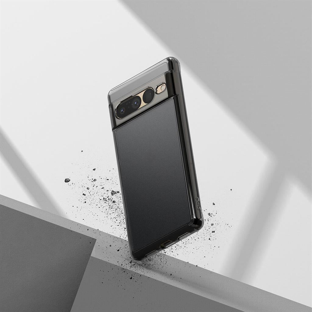 Противоударен Хибриден Калъф за Google Pixel 7 Pro, Ringke Fusion Matte Case, Черен (5)