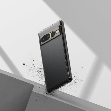 Противоударен Хибриден Калъф за Google Pixel 7 Pro, Ringke Fusion Matte Case, Черен (5)