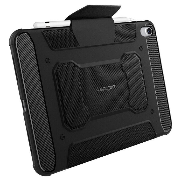 Противоударен Калъф за iPad 11th 2025 A16/ 10th 2022, Spigen Rugged Armor Pro Case, Черен (4)