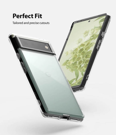 Противоударен Хибриден Калъф за Google Pixel 6, Ringke Fusion Case, Прозрачен (2)