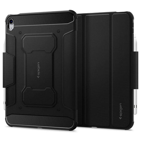 Противоударен Калъф за iPad 11th 2025 A16/ 10th 2022, Spigen Rugged Armor Pro Case, Черен (2)