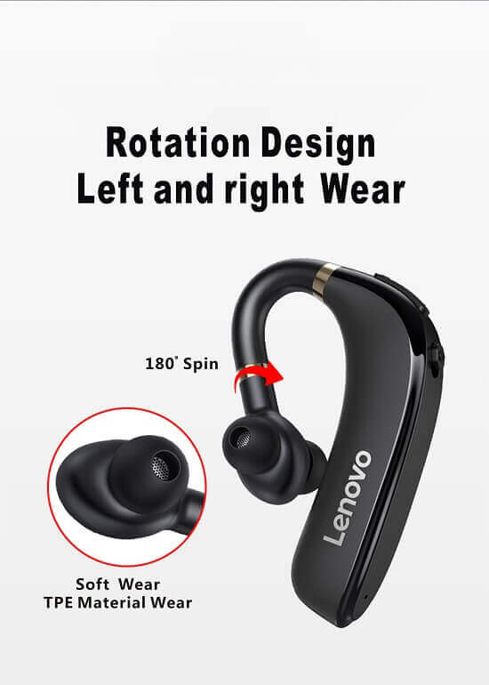 Безжична Слушалка, Lenovo HX106 Business Handsfree Bluetooth, Черен (6)