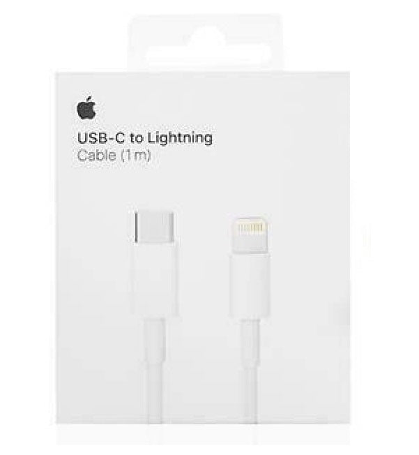 Оригинален USB-C към Lightning Кабел за iPhone, Apple Mm0a3zm/a 1m, Бял