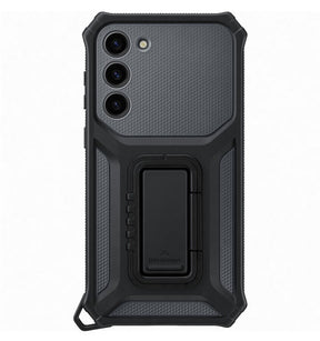 Оригинален Калъф с Поставка и Джоб за Samsung S23, Rugged Gadget Case EF-RS911CBEGWW, Черен