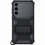 Оригинален Калъф с Поставка и Джоб за Samsung S23, Rugged Gadget Case EF-RS911CBEGWW, Черен (2)