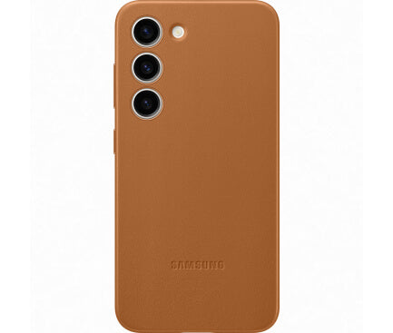 Оригинален Кожен Калъф за Samsung S23 Plus, Leather Cover Case EF-VS916LAEGWW, Кафяв