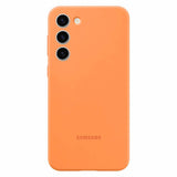 Оригинален Силиконов Калъф за Samsung S23 Plus, Silicone Cover Case EF-PS916TOEGWW, Оранжев