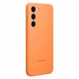 Оригинален Силиконов Калъф за Samsung S23 Plus, Silicone Cover Case EF-PS916TOEGWW, Оранжев (3)