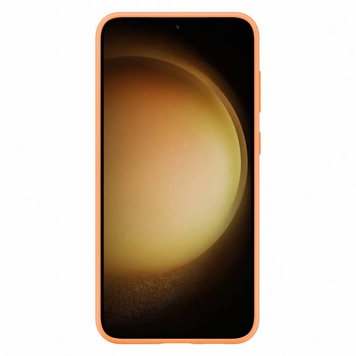 Оригинален Силиконов Калъф за Samsung S23 Plus, Silicone Cover Case EF-PS916TOEGWW, Оранжев (2)