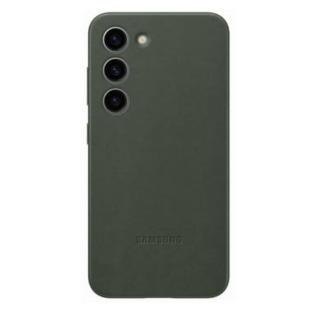 Оригинален Кожен Калъф за Samsung S23 Plus, Leather Cover Case EF-VS916LGEGWW, Зелен