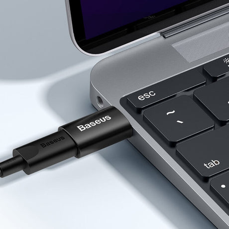 USB-C Преход/Адаптер, Baseus Ingenuity USB-C to USB-A 3.1 OTG, Черен (4)