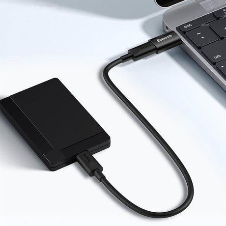 USB-C Преход/Адаптер, Baseus Ingenuity USB-C to USB-A 3.1 OTG, Черен (8)