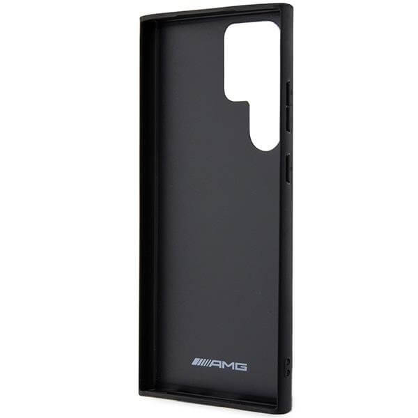 Карбонов Калъф за Samsung S23 Ultra, Mercedes AMG Stripe&Embossed Case, Черен (5)