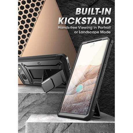 Противоударен Калъф за Google Pixel 7, Supcase Unicorn Beetle Pro, Черен (4)