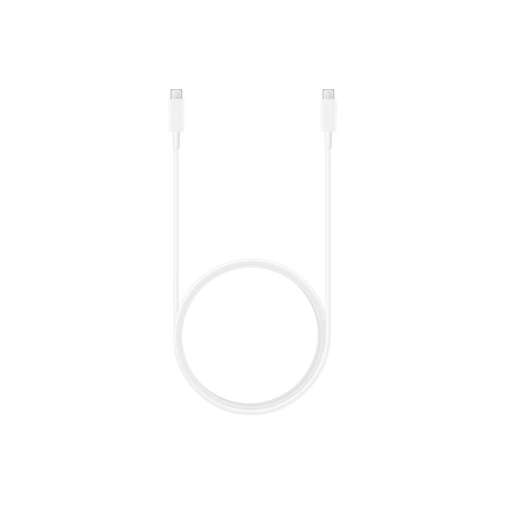 Оригинален USB-C към USB-C Кабел Samsung 1.8m 5A EP-DX510JWEGEU, Бял (2)