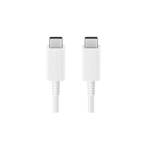 Оригинален USB-C към USB-C Кабел Samsung 1.8m 5A EP-DX510JWEGEU, Бял (3)