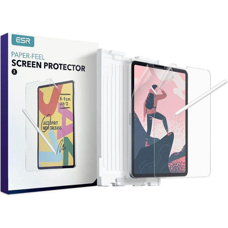 Матов Протектор за iPad Pro 11 и Air 5-4th, ESR Paper Feel Glass, Прозрачен
