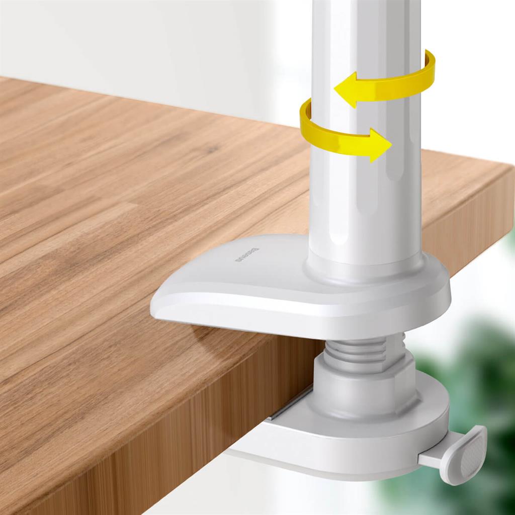 Подвижна Стойка за Таблети и Смартфони, Baseus Adjustment Holder, Бял (8)