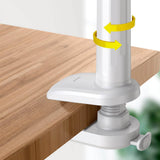 Подвижна Стойка за Таблети и Смартфони, Baseus Adjustment Holder, Бял (8)