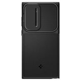 Калъф с Камерен Предпазител за Samsung S23 Ultra, Spigen Optik Armor Case, Черен (3)