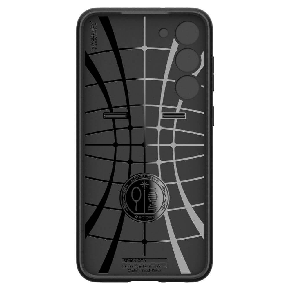 Калъф с Камерен Предпазител за Samsung S23, Spigen Optik Armor Case, Черен (9)