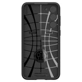 Калъф с Камерен Предпазител за Samsung S23, Spigen Optik Armor Case, Черен (9)