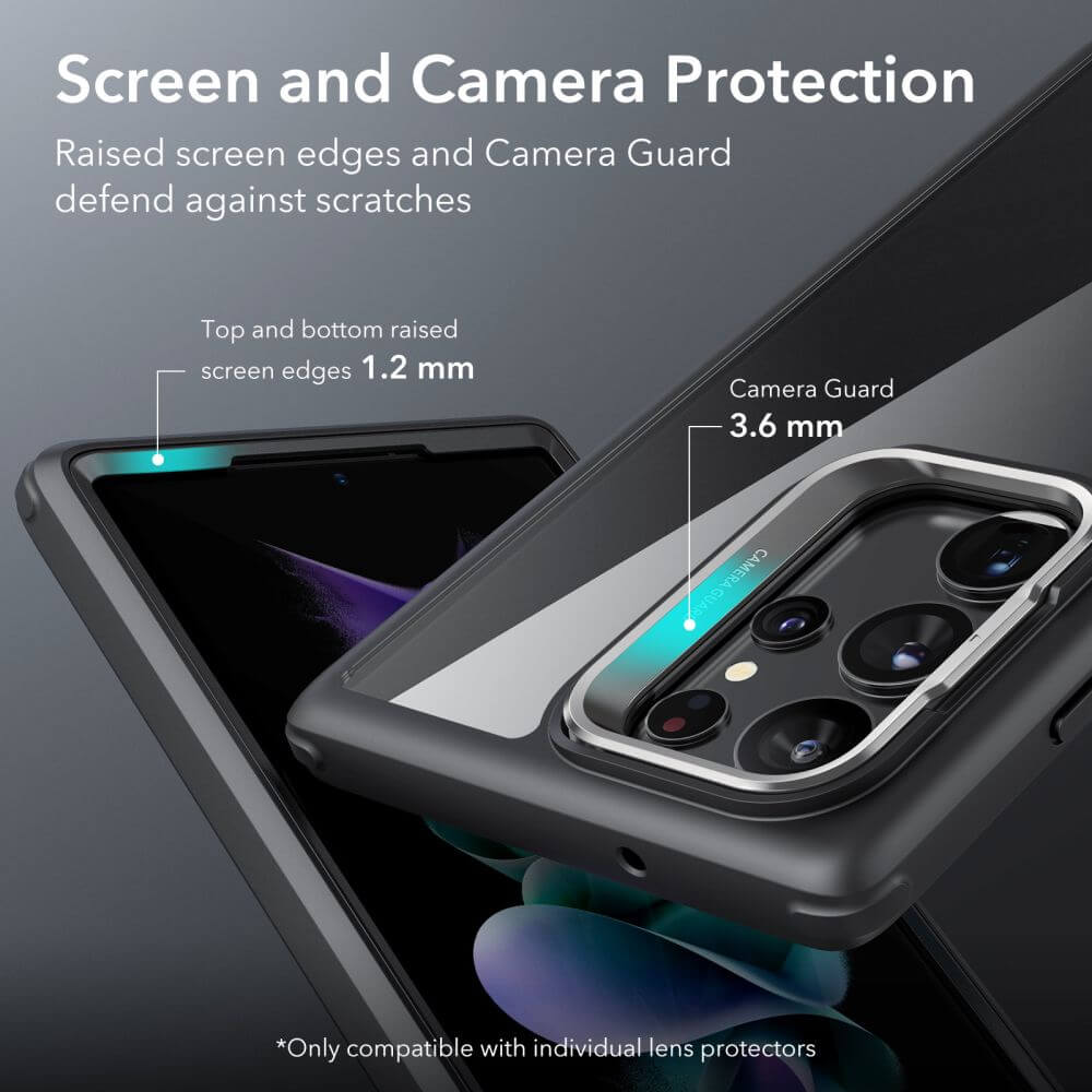 Цялостен Калъф с Поставка за Samsung S23 Ultra, ESR Shock Armor Case, Черен (6)