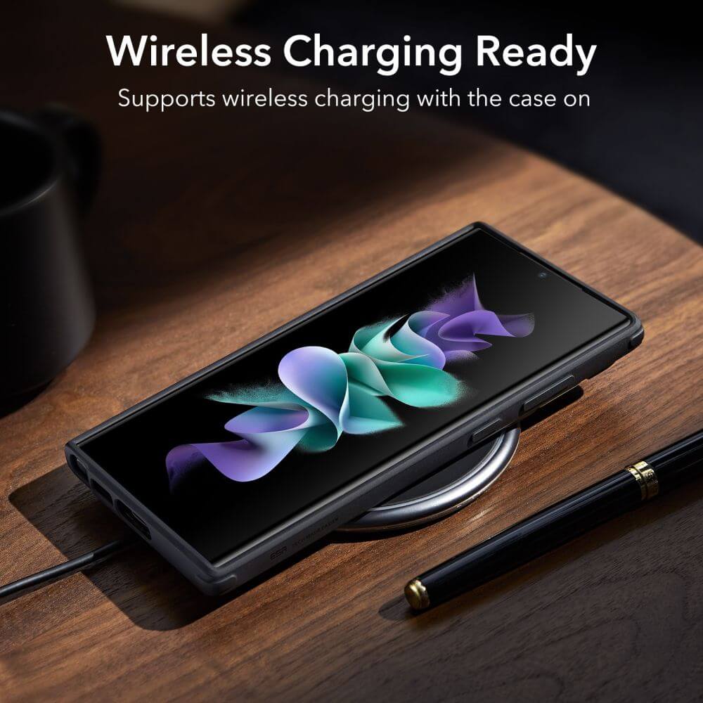 Калъф с Поставка за Samsung S23 Ultra, ESR Classic Hybrid Kickstand Case, Черен (8)