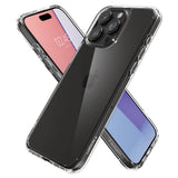 Противоударен Калъф за iPhone 15 Pro, Spigen Ultra Hybrid Case, Прозрачен (5)