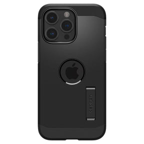 MagSafe Противоударен Калъф за iPhone 15 Pro Max, Spigen Tough Armor Case, Черен