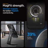 MagSafe Противоударен Калъф за iPhone 15 Pro Max, Spigen Tough Armor Case, Черен (9)