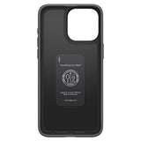 Противоударен Калъф за iPhone 15 Pro, Spigen Thin Fit Case, Черен (3)