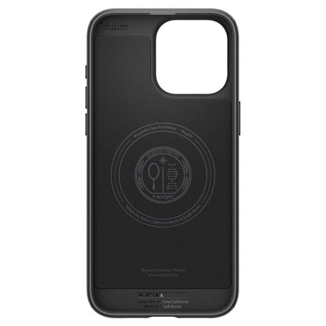 Magsafe Противоударен Калъф за iPhone 15 Pro Max, Spigen Mag Armor Case, Черен (4)