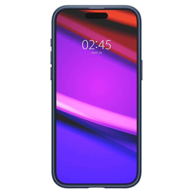 Magsafe Противоударен Калъф за iPhone 15 Pro Max, Spigen Mag Armor Case, Син (3)