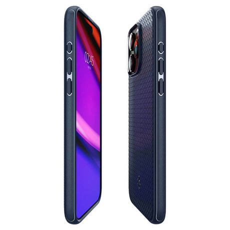 Magsafe Противоударен Калъф за iPhone 15 Pro Max, Spigen Mag Armor Case, Син (5)