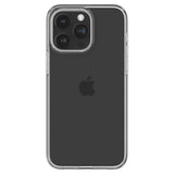 Противоударен Силиконов Калъф за iPhone 15 Pro Max, Spigen Liquid Crystal Case, Прозрачен (7)