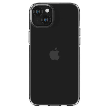Противоударен Силиконов Калъф за iPhone 15 Plus, Spigen Liquid Crystal Case, Прозрачен (2)